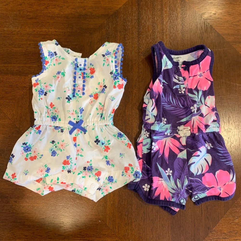 Newborn rompers